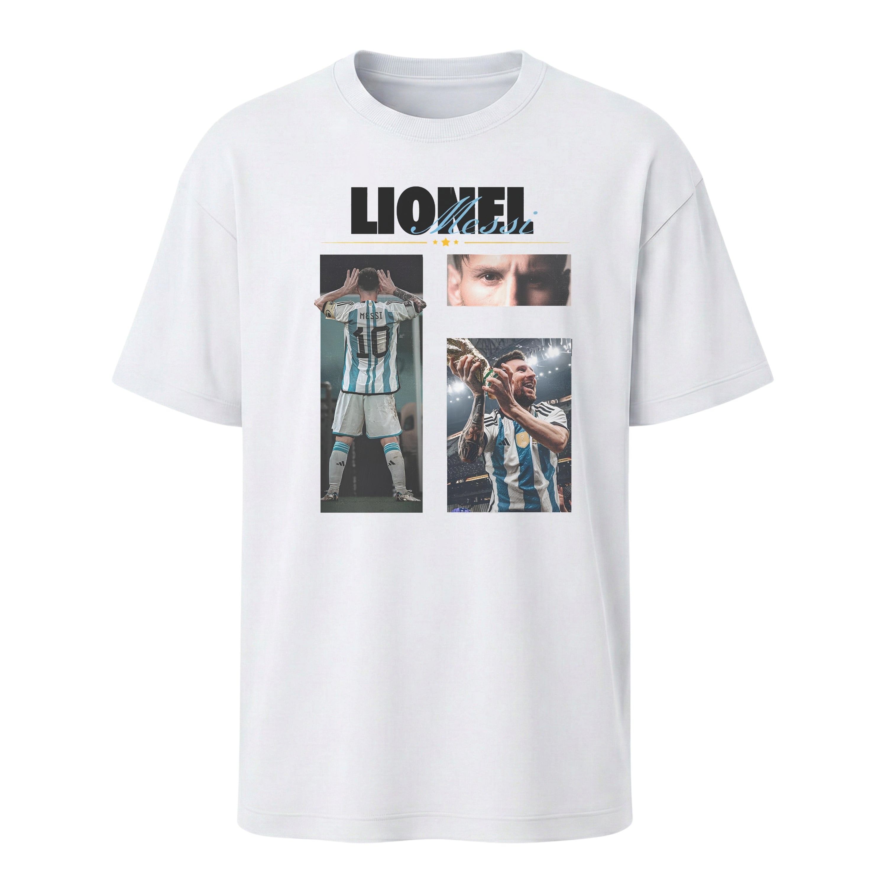 Messi Kolaj Futbol Tişört