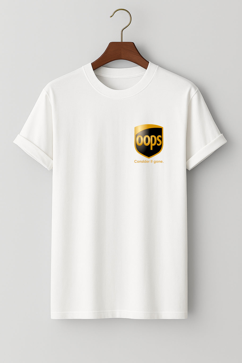 UPS OOPS Parodi T-shirt