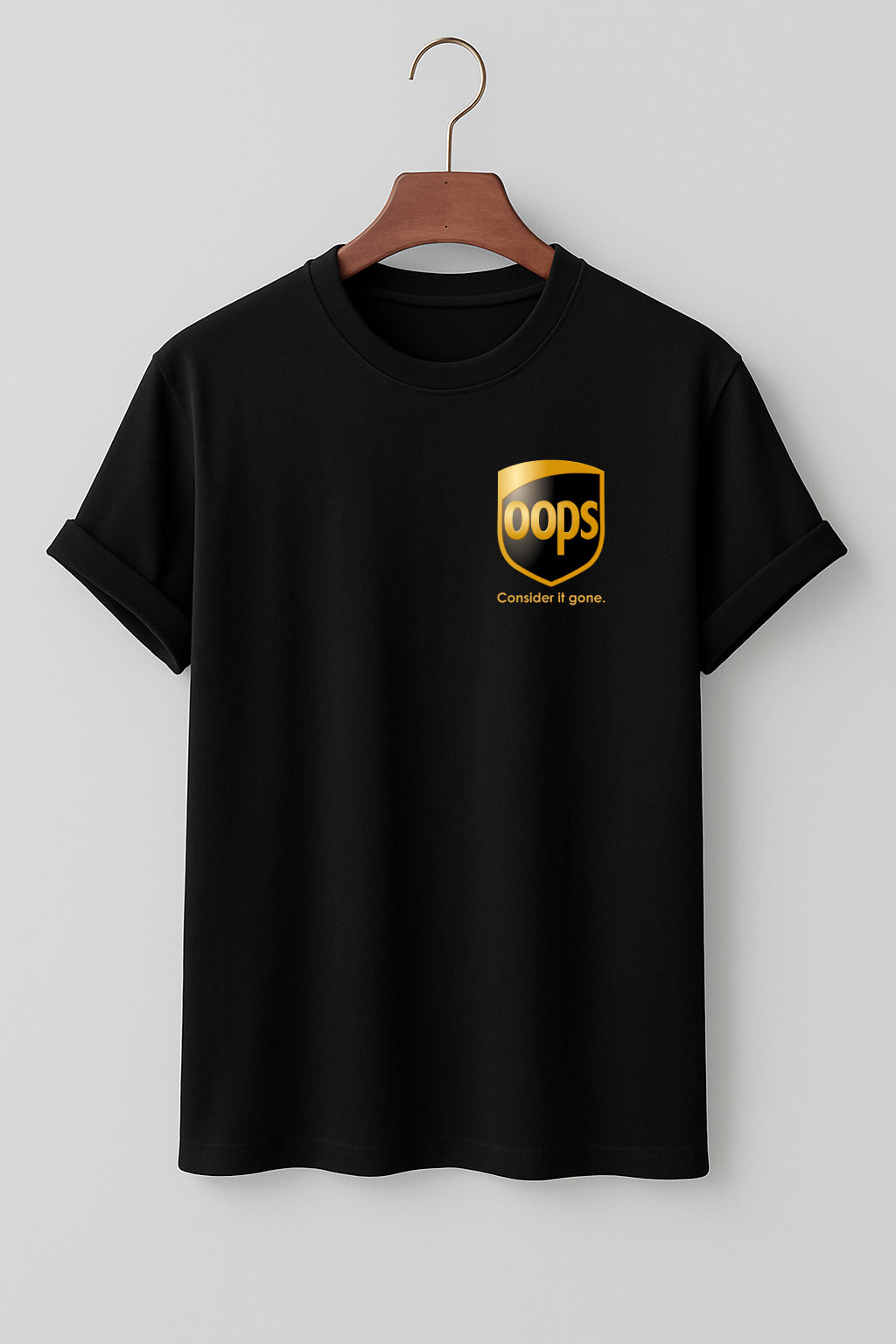UPS OOPS Parodi T-shirt
