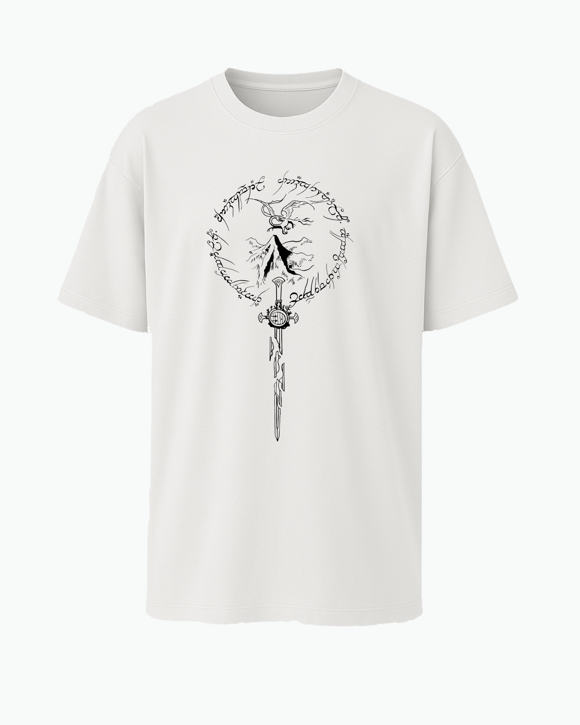 LOTR x Andúril Kılıcı T-shirt