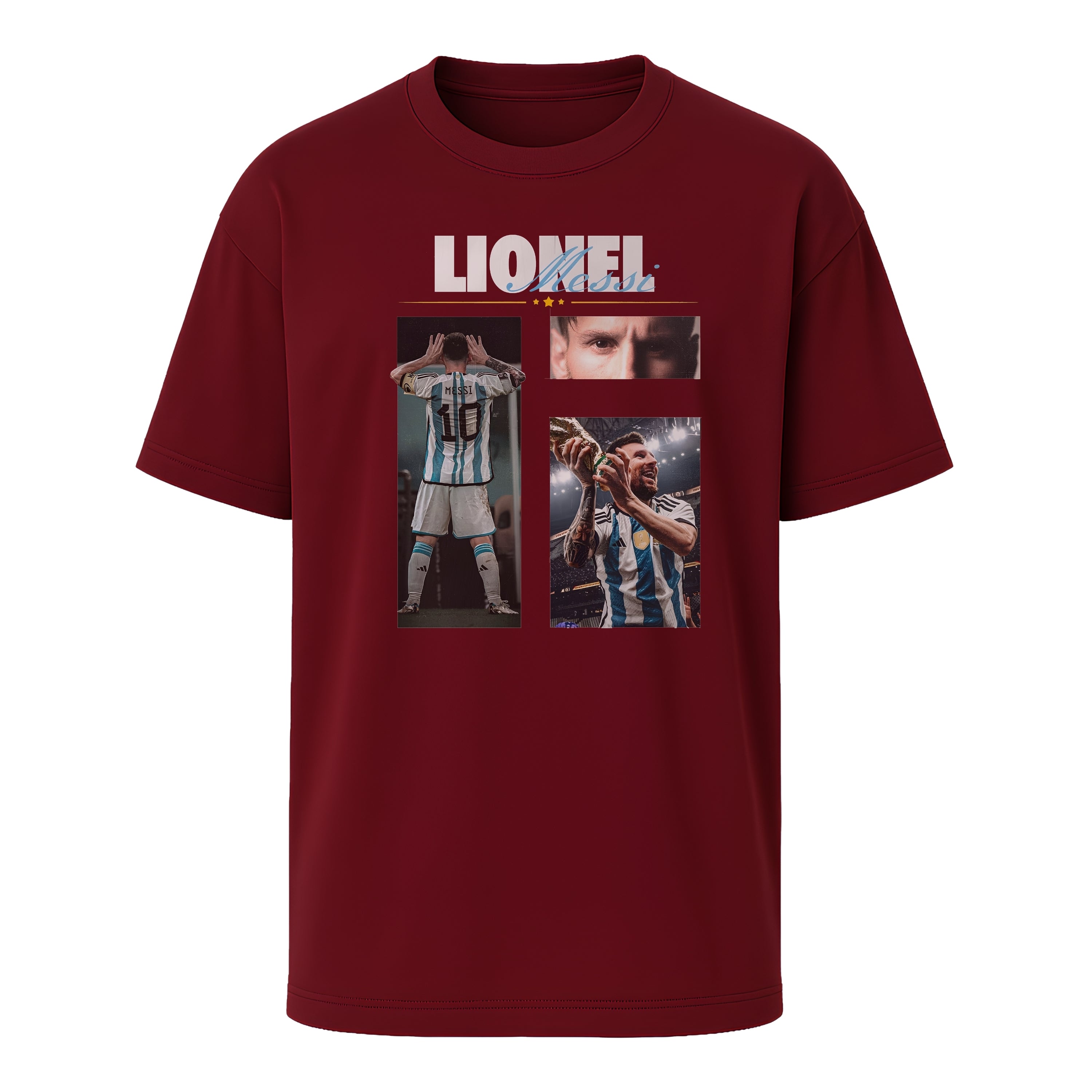 Messi Kolaj Futbol Tişört