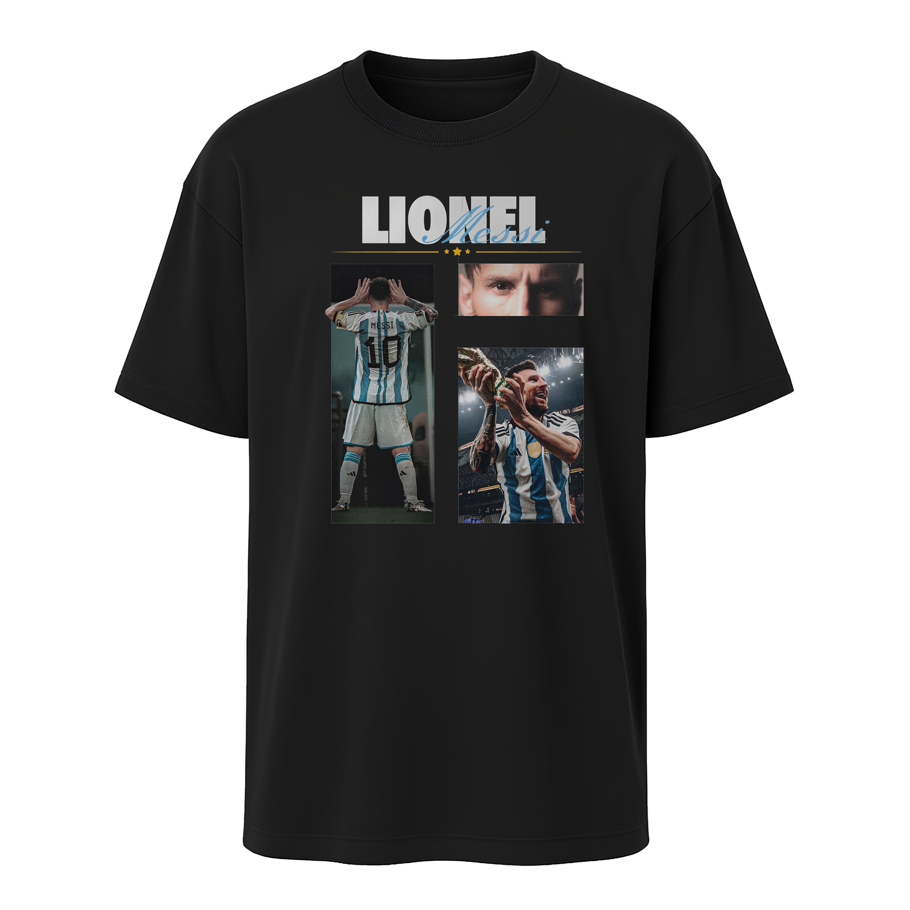 Messi Kolaj Futbol Tişört