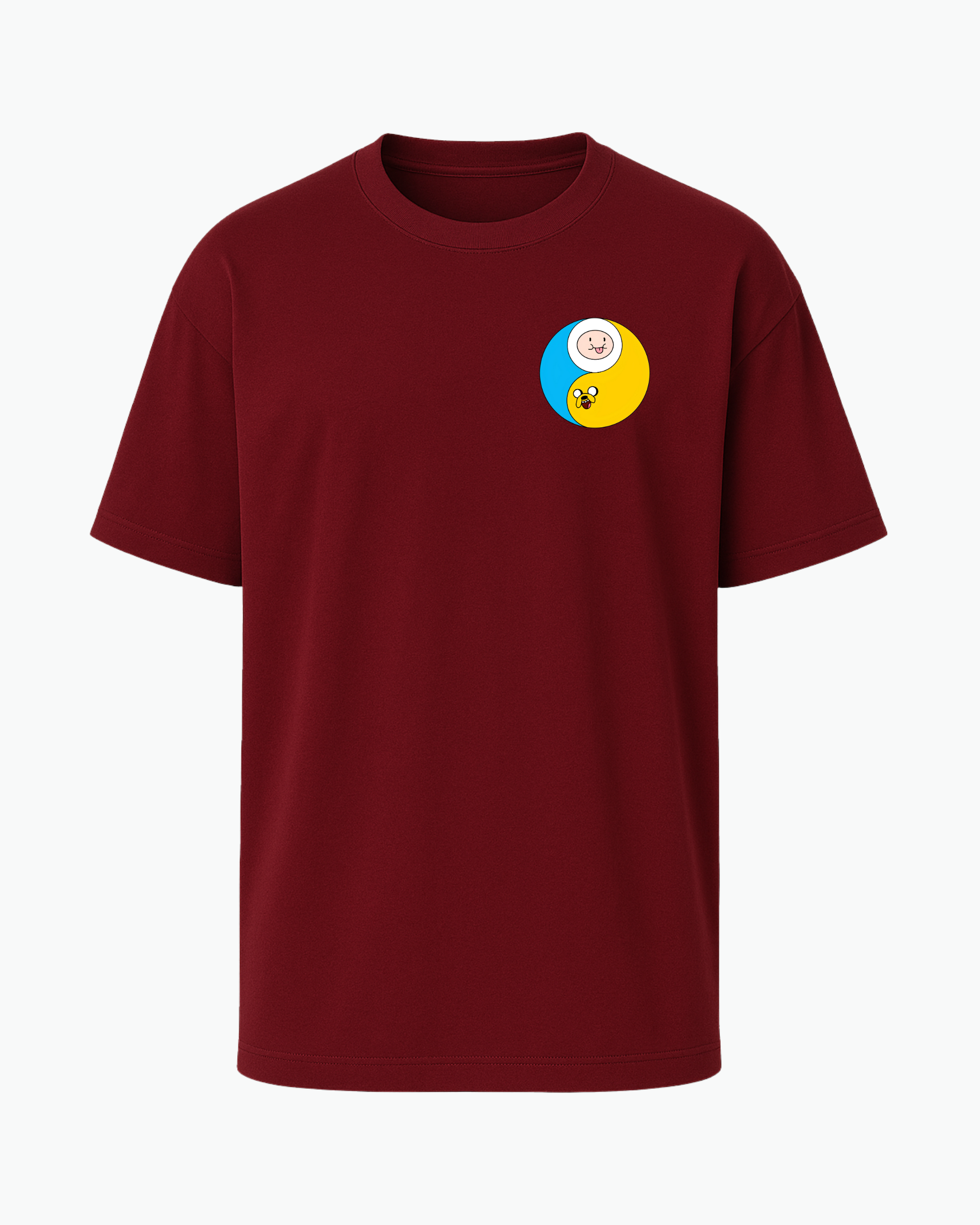 Adventure Time Yin Yang T-shirt