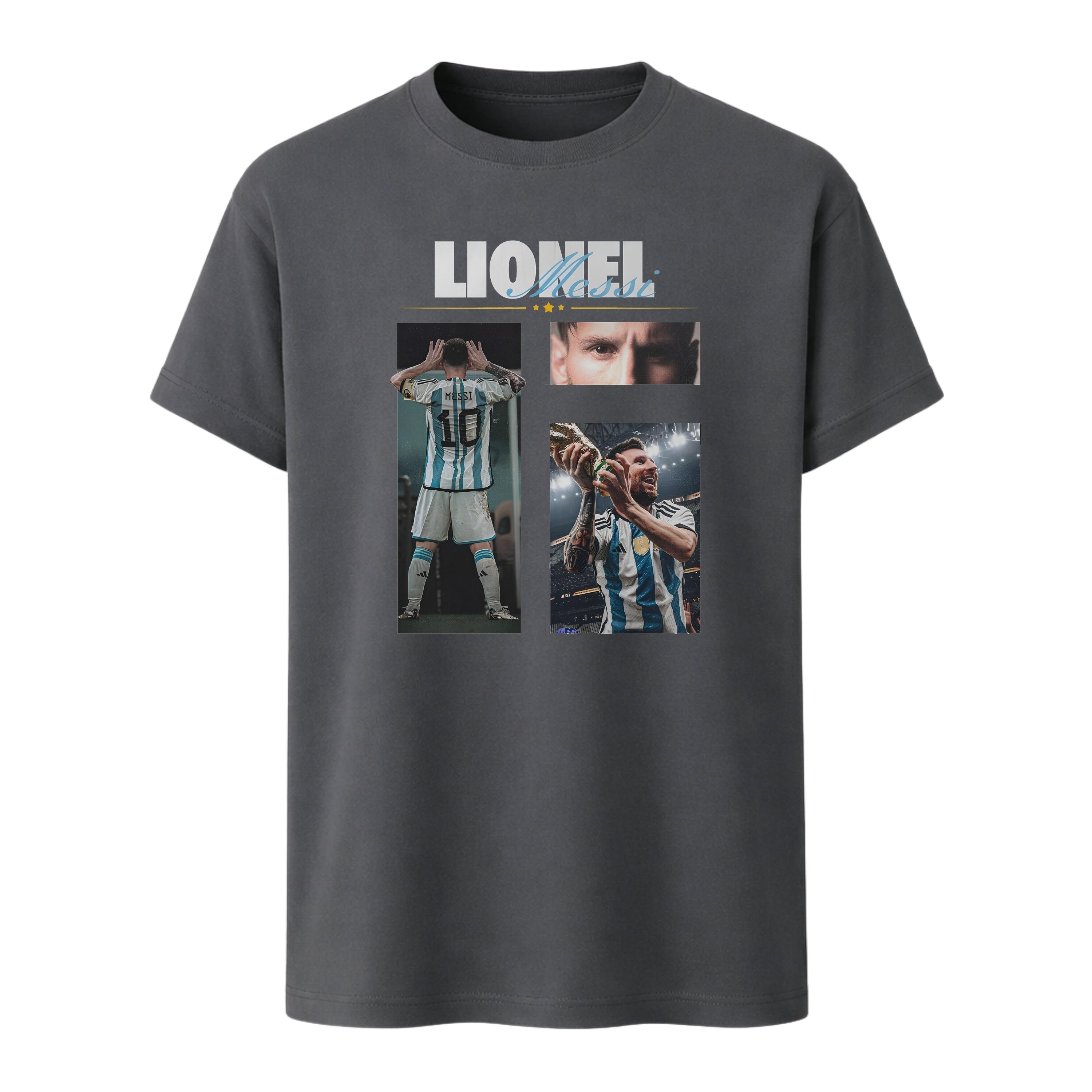 Messi Kolaj Futbol Tişört