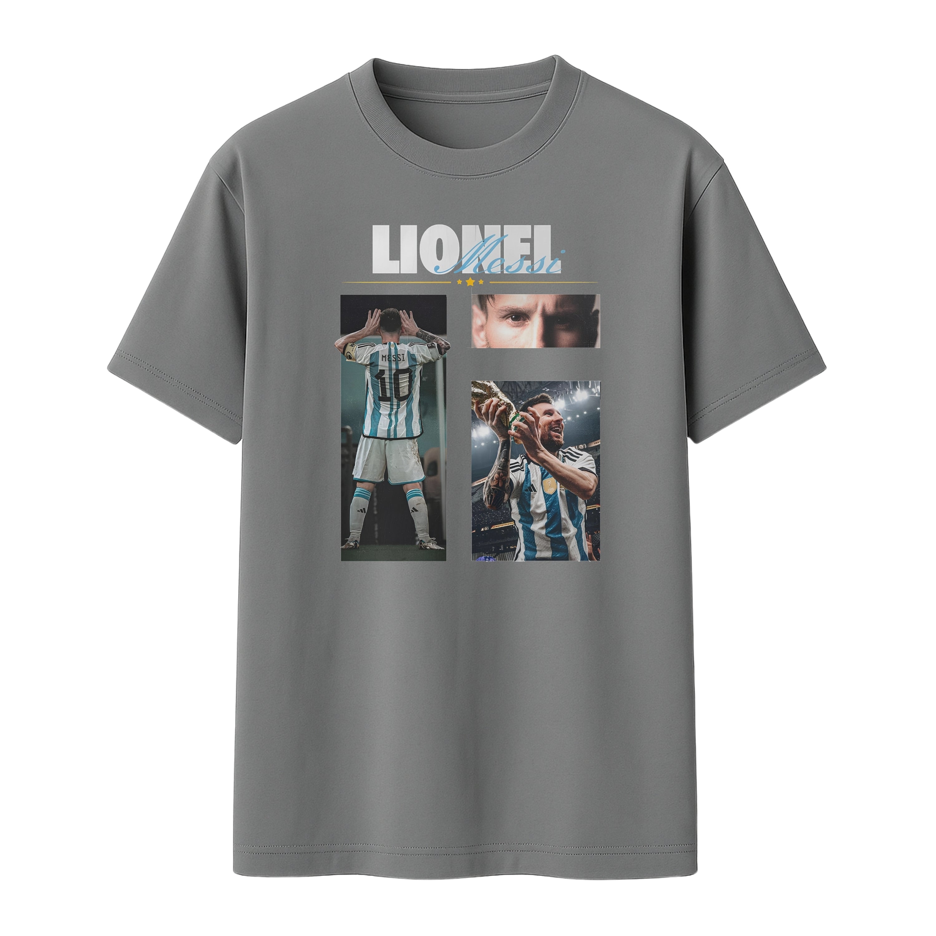 Messi Kolaj Futbol Tişört