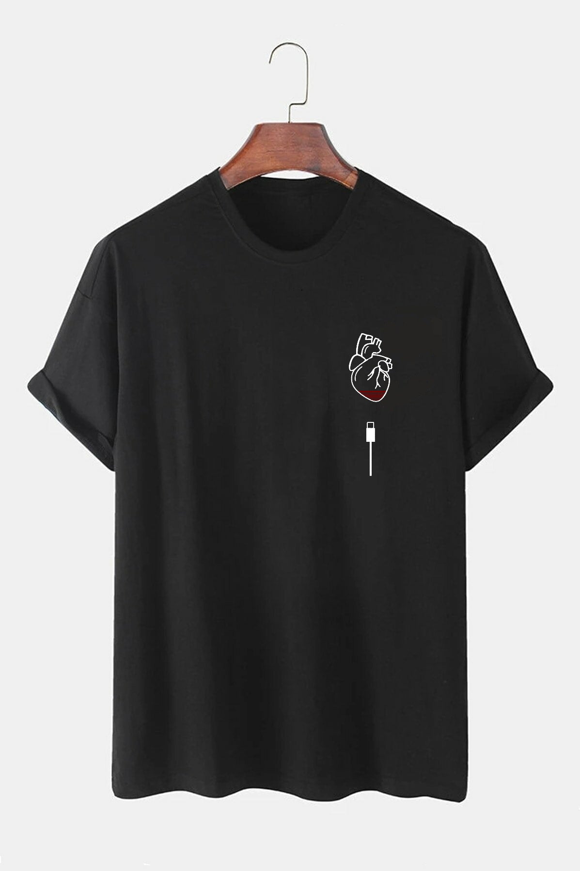 Low Battery Heart T-shirt